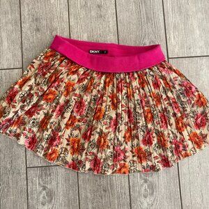 DNKY Orange and Pink Shirt with Shorts Sewn In